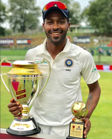 Hardik Pandya man of the match