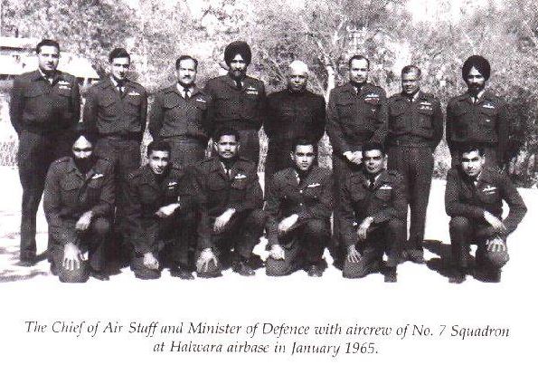 Air Chief Marshal with Air Force Team in 1965