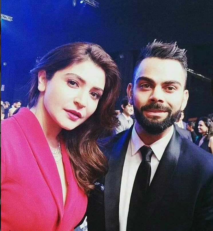 Virat Kohli and Anushka Sharma in Indian Sports Honour Awards