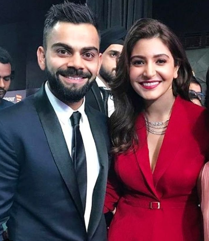 Virat Kohli and Anushka Sharma in Indian Sports Honour Awards