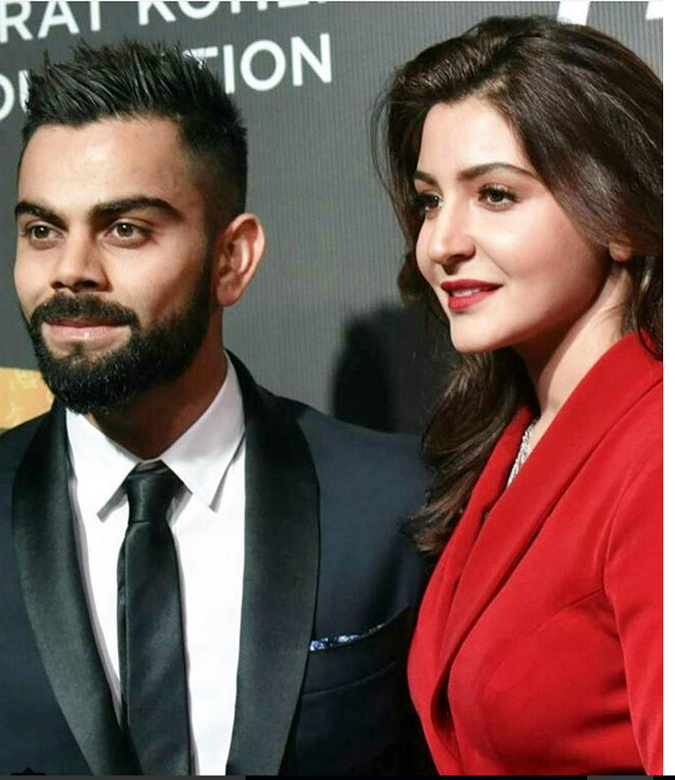 Virat Kohli and Anushka Sharma in Indian Sports Honour Awards