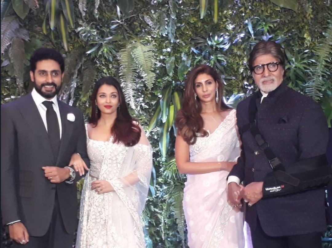 Bachchan family at Virat and Anushka's wedding reception