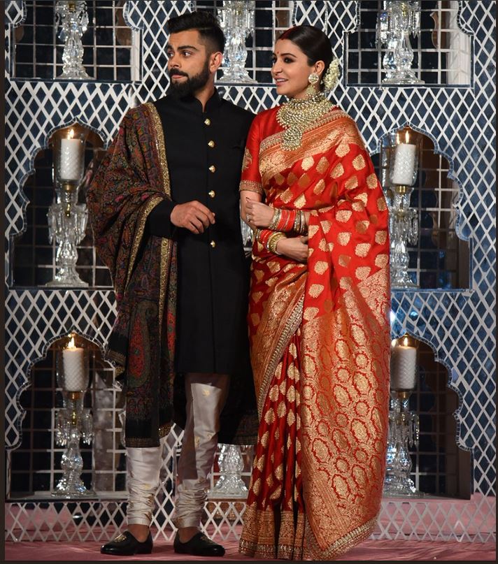 विराट-अनुष्का की रिसेप्शन की तस्वीरें