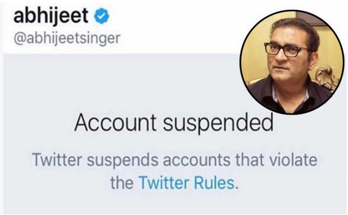 Abhijeet Twitter Account Suspended