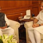 Bihar CM Nitish Kumar Meets PM Modi at Luch
