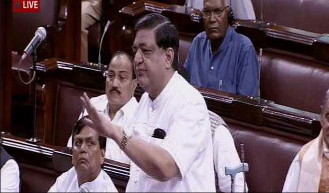 Uproar in Rajya Sabha over SP leader's controversial remark