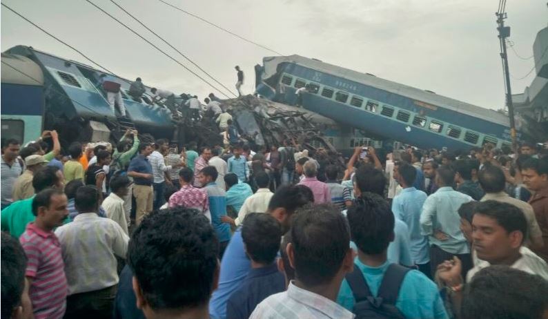 14 coaches of Puri-Haridwar-Kalinga Utkal Express derails in Muzaffarnagar's Khatauli,23 killed and 60 injured