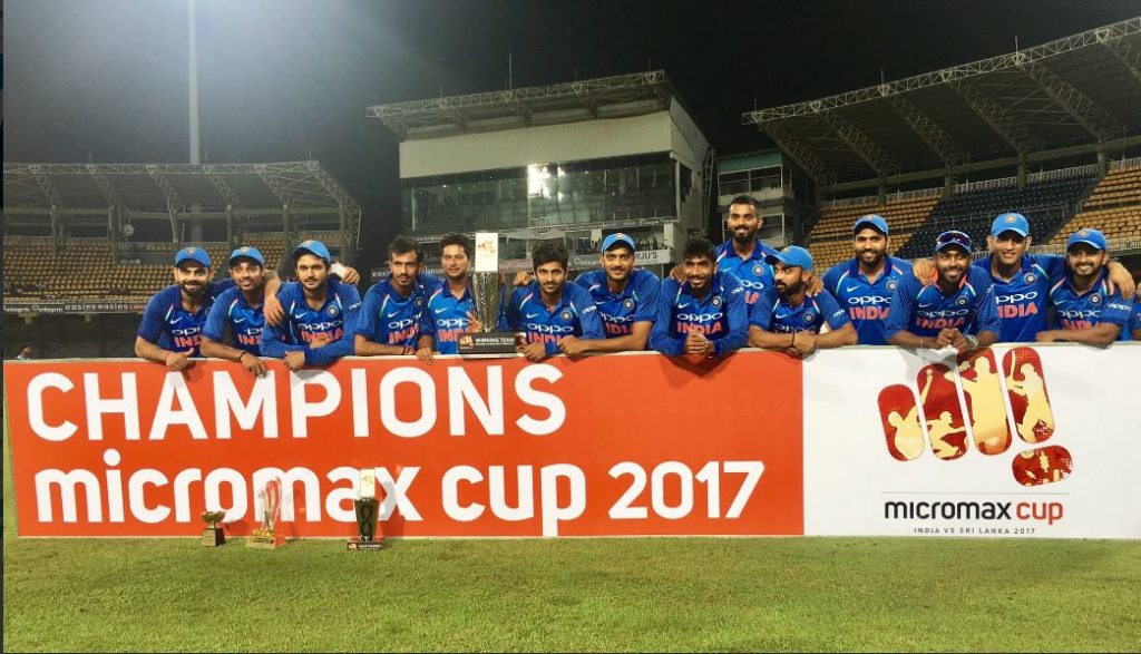 Indian Cricket Team defeated Srilanka in 5th ODI