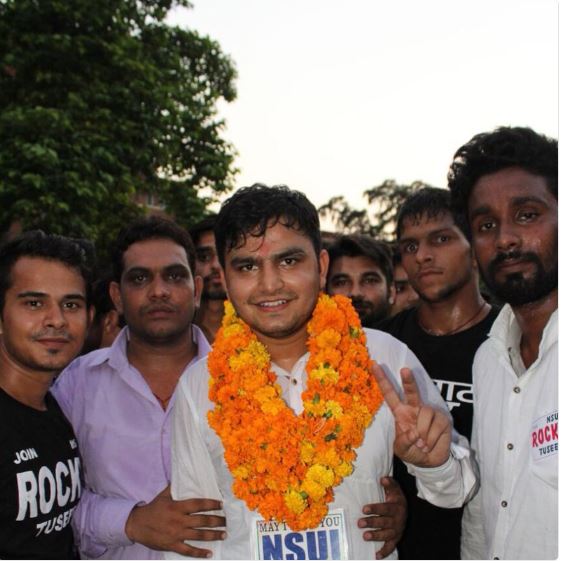 NSUI President Candidate Rocky Tuseed