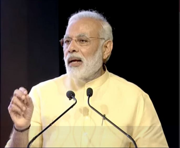 PM Narendra Modi speaking at Saubhagya Scheme Launch