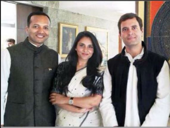 Rahul Gandhi and Actress Ramya