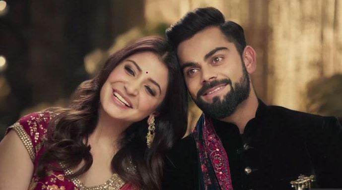 Virat Kohli and Anushka Sharma Romantic Ad
