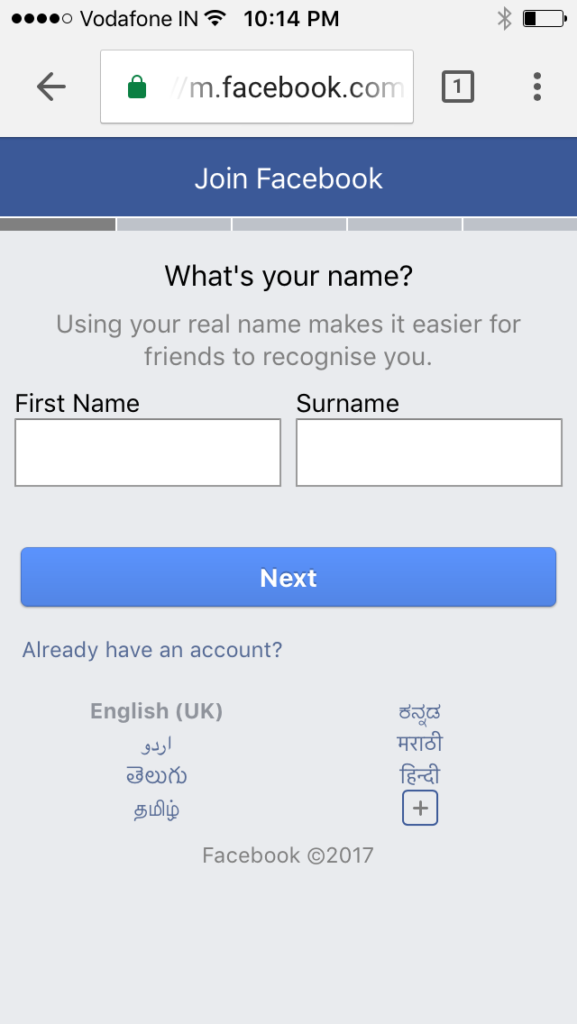 Facebook now wants you to use your Aadhaar name