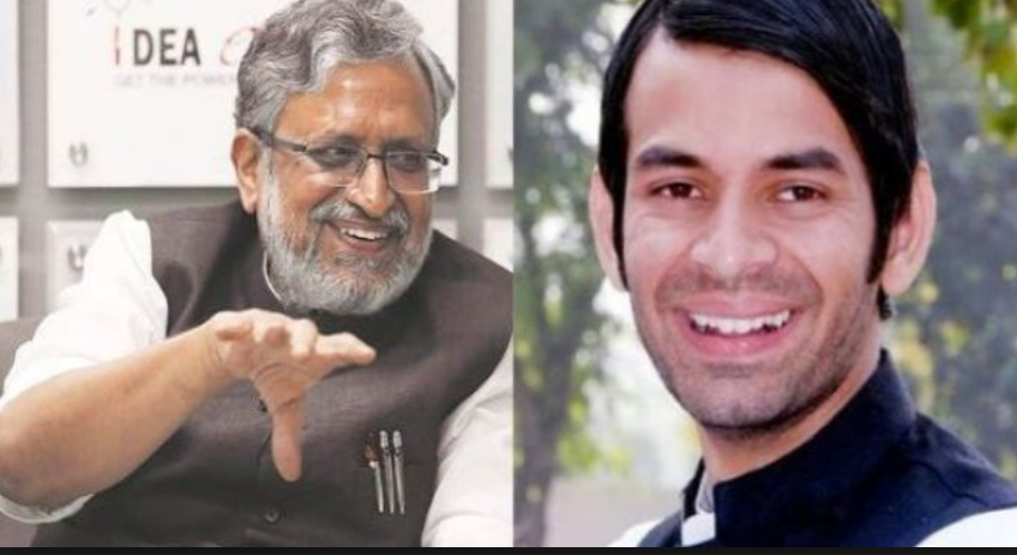 lalu prasad yadav son Tej Pratap requests Sushil Modi to search bride for him
