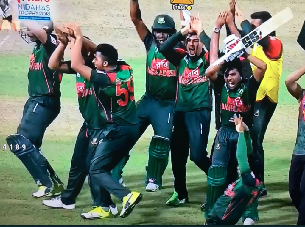 Bangladesh Beat Sri Lanka By 2 Wickets in Nidahas Trophy league match to enter final